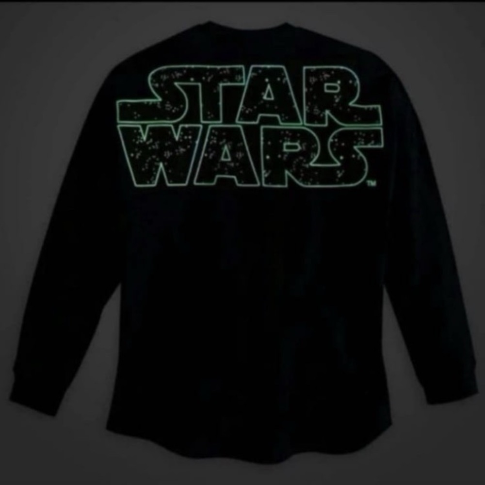 Disney parks ADULTS storm trooper spirit jersey GLOWS Xs